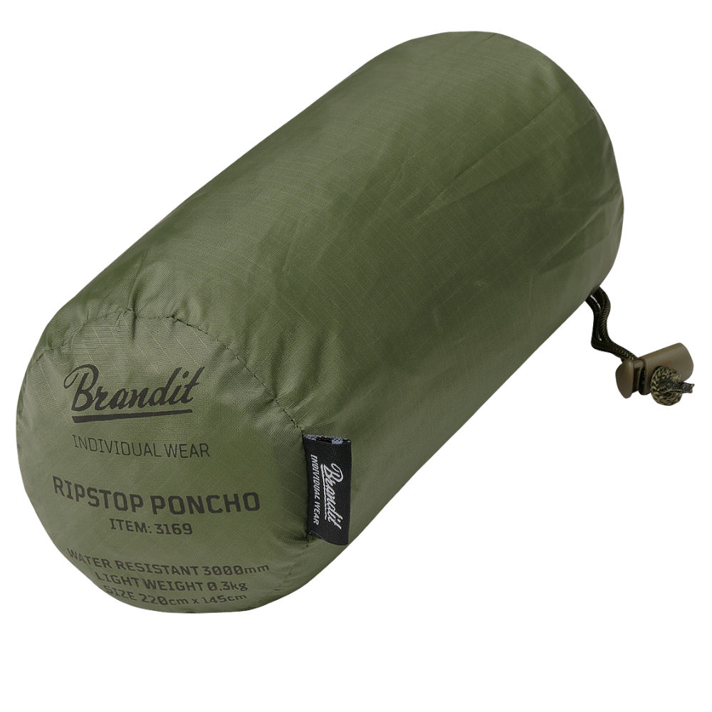 Brandit - Ripstop one size Regenponcho - One size - Olijfgroen